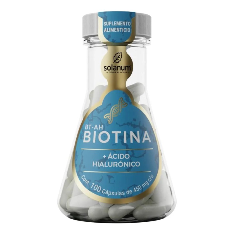 Solanum Biotina + Ácido Hialurónico 100 Cápsulas 450g