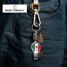 SandT Collection Mexico Souvenir Keychain with Nail Clipper and Bottle Opener (1, Mexico)