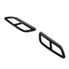 2PCS Exhaust Muffler Tail Pipe Cover Left Right Decorative Tail