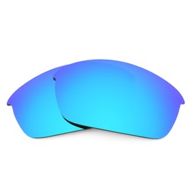 Revant Replacement Lenses for Oakley Flak Jacket sunglasses, UV Protection, Anti-Scratch and Impact Resistant, Polarized Ice Blue Mirrored