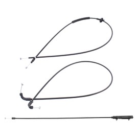 ApplianPar 3Pcs Front Rear Middle Engine Hood Release Cable for Alpina B7 740i 745i 745Li 750i 750Li 760i 760Li