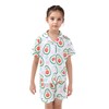 JiAmy Girls Pyjamas 2 Piece Set Fruit Print Short Sleeve