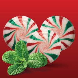 Starlight Mints Peppermint Pinwheel Hard Candy, Bulk Pack 2 Pounds (About 150 Count)