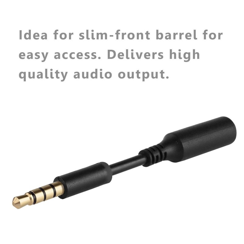 3 Pack Headset Audio Jack Extender, 3.5mm Headphone AUX Extension