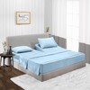 Top Split King Sheet Set 1800 Threads with Pillowcases for