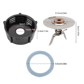 Haofy Blender Blade for Oster, Blender Blade Jar Bottom with O Ring Rubber Seal Gasket for Osterizer