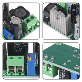 4Pcs AC/DC to DC Buck Step-Down Converter Power Supply Module DC-DC 3v 3.3V 5V 6V 9V 12V 15V 24V AC 5V-30V / DC 5V-50V Adjustable Stabilized LM2596HV Power Supply Module