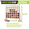 Backyard Hero Family Outdoor Game 3.5’ Oversized 4 in a