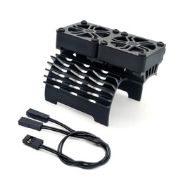 MACHSWON 8.4V 27000RPM Brushless Motor Double Aluminum Cooling Fans Rapid Cooling for 1/8 Brushless Motor 40MM 42MM Red