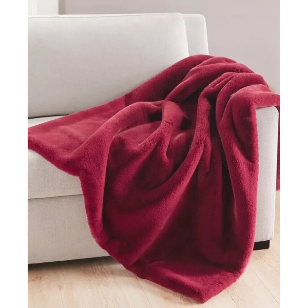 Charter Club Plush Faux Fur Throw Blanket 50" x 60"