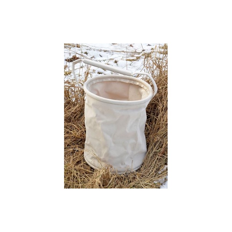 Battle-Merchant Folding bucket made of canvas, approx. 8.5 litres, bucket,