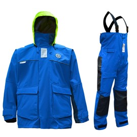 Navis Marine Coastal Sailing Jacket with Bib Pants Fishing Rain Suit Foul Weather Gear