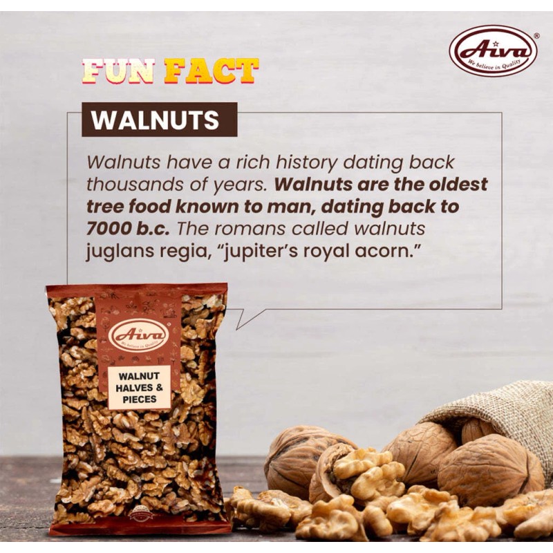 Aiva Walnut Halves & Pieces - 2 lb