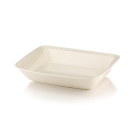 Mikasa Italian Countryside Lasagna Baking Dish, White, 13.25-Inch-by-10.5-Inch - DD900-633