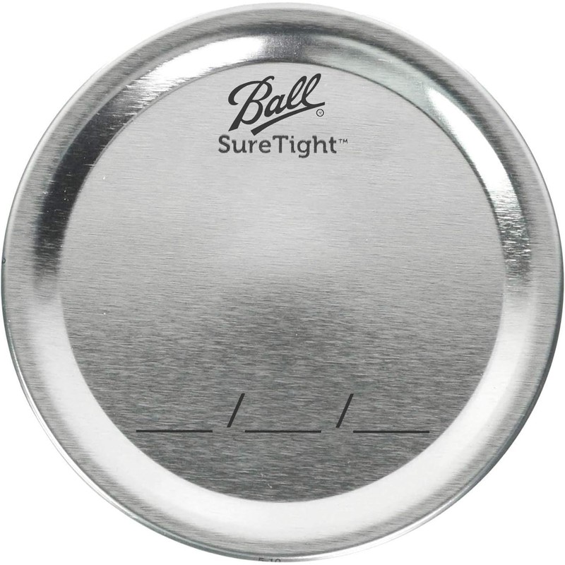 Ball Mason Jar Lids with Bands, Regular Mouth, 12 CT