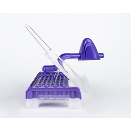 Vu Ryte Memoscape Adjustable Document Copy Holder, in-Line with Monitor Minimizing Head and Neck Movement, Holds 100 Sheets and Personal Technology, 12" Wide, Includes Side Arm, Purple (VUR 4040)