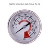 Stainless Steel 75℃-300℃ BBQ Grill Smoker Thermometer Temperature Meter Tester