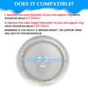 SDTC Tech 8.7" Microwave Turntable Ring with 15mm Rollers |