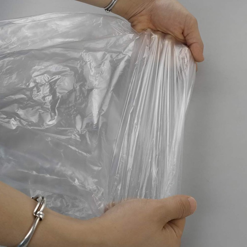 Lesbin Bolsas de basura pequeñas transparentes de 1,6 galones, 190