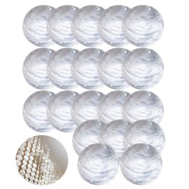 UtySty 20 Pack Natural Capiz Shell 2'' Round Plate with Holes Seashell Charms Replacement for Chandelier Celling Pendant Light Lamp Hanging Wind Chime DIY Repair Chimes Jewelry Ornament Craft Parts