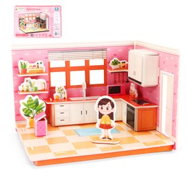 Puzzle, 3D Puzzle, Educational Toy for Kids, 3D Living Room, Paper Puzzle, Early Education, Parent-child Play, Easy Assembly, Safe Design, Great Gift