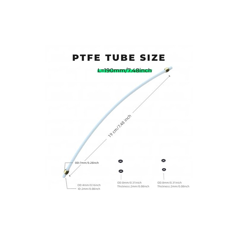 PTFE Water Tube for Delonghi Cappuccino & Espresso Coffee Machine