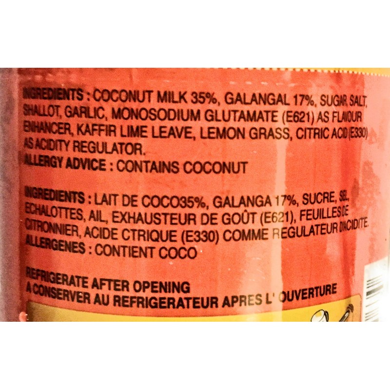 Cock Brand Tom Kha Kai Instant Sour Spicy Coconut Paste