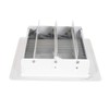 EZ-Flo 61638, White Floor Register Diffuser, 12 inch (W) x