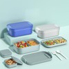 LEIKEEGO Adult Lunch Box, 1900 ml, Leak-Proof Bento Box, Adult