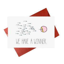 Gonzey Funny Pregnancy Card,Pregnancy Announcement