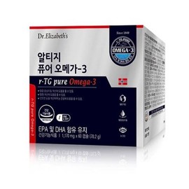 Dr. Elizabeth 닥터엘리자베스 알티지 퓨어 오메가3 1170mg x 60캡슐 Dr. Elizabeth RTG Pure Omega-3 1170mg x 60 Capsules