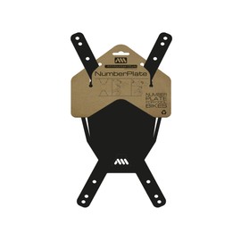 All Mountain Style Unisex's AMS Number Plate, Black/White, One Size