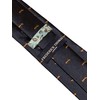 Frederick Thomas navy men-s tie with canoe kayak embroidered design