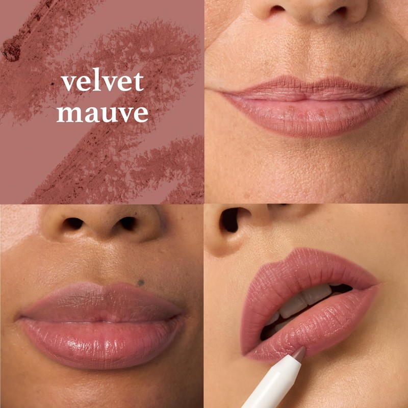 Julep With a Trace Retractable Creamy Long-Lasting Lip Liner, Velvet