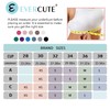 Evercute Women's Sports Bras Adjustable Deep V Neck Bras Wireless