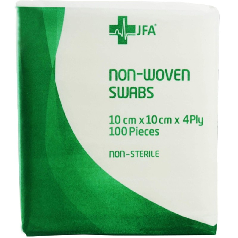 JFA Medical Premium Non-Woven Gauze Swabs 10cm x 10cm -
