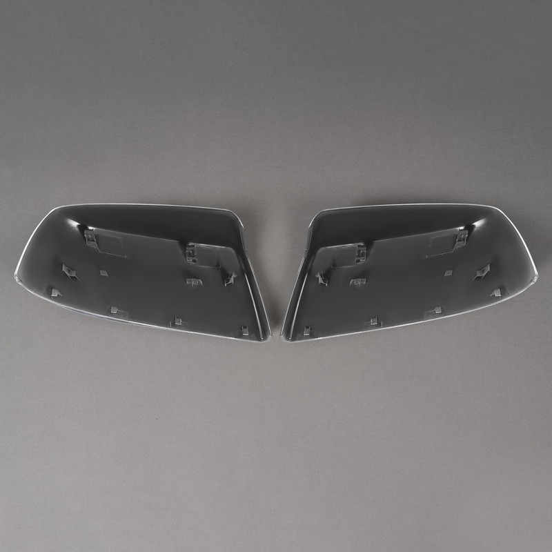 HECASA White Mirror Covers Caps Compatible with 2007-2022 Toyota Tundra/Sequoia