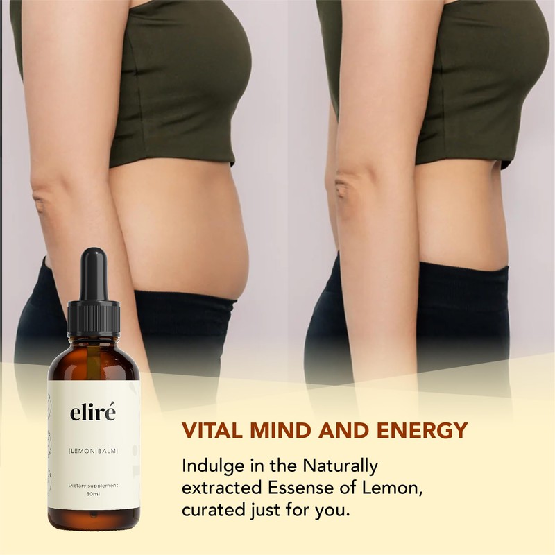 Organic Lemon Balm Drops (10:1) – Alcohol-Free Extract with only