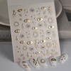 IDDFEVE Evil Eye Nail Art Stickers - Gold Sun &