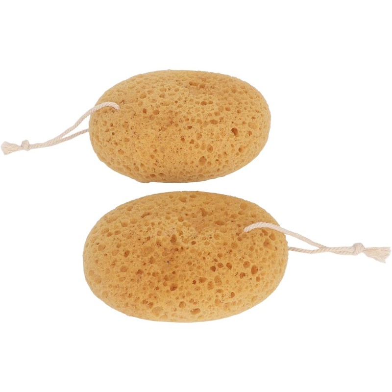 Esponja Exfoliante, 2 uds. Depurador Corporal Premium, Esponja de Baño