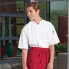 Uncommon Threads unisex adult Antigua Chef Coat W/Mesh Shirt, White,