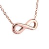 LuckyLy Set Joyería para Mujer Acero Inoxidable Baño Oro Rosa