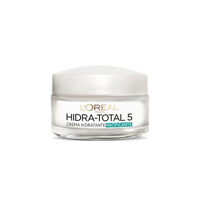 LOreal Paris, Crema Anti-Brillo Hidra Total 5 Matificante, 50Ml