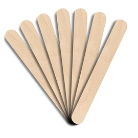 Disposable Wooden Spatulas, Wooden Spatula for Crafts, Oral Care and Hygiene Sticks, for Applying Creams, Wax, Joint Spatula, Tongue Depressor, Hygienic Biodegradable (1)
