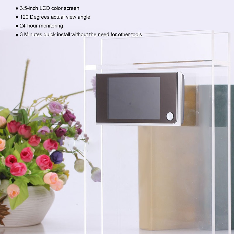 3.5inch LCD Screen Digital Door Viewer 120 Degree Angle Viewer
