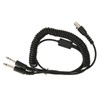 Mini XLR 5 Pin Plug to GA Dual Plugs Headset