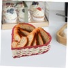 SHOWERORO Valentine's Day Heart Basket Handmade Woven Storage Basket Imitation