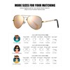 Pro Acme Polarized Aviator Sunglasses for Men and Women 100%