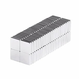 Square Block Magnets 1/2x1/2x1/8 Multi-Purpose - Universal 12x12x3mm Magnetic Holder Fastener Sticker Building Magnet Blocks Rectangular (24 Pack)