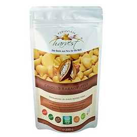UHTCO Peruvian Harvest Criollo Premium-Kakao-Butter 200g | Das Beste aus Peru für die Welt | BIO